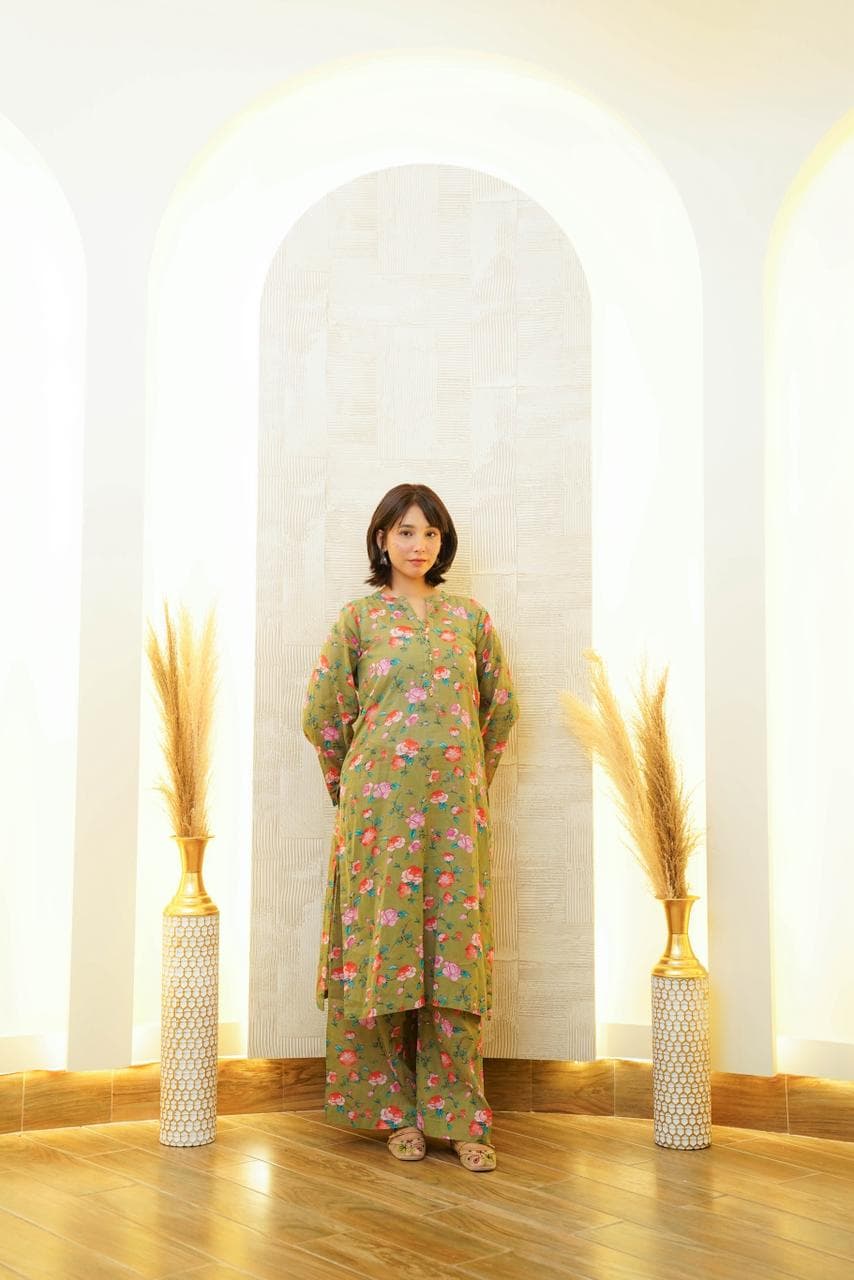 Moss Garden Enchantment Co-ord Set