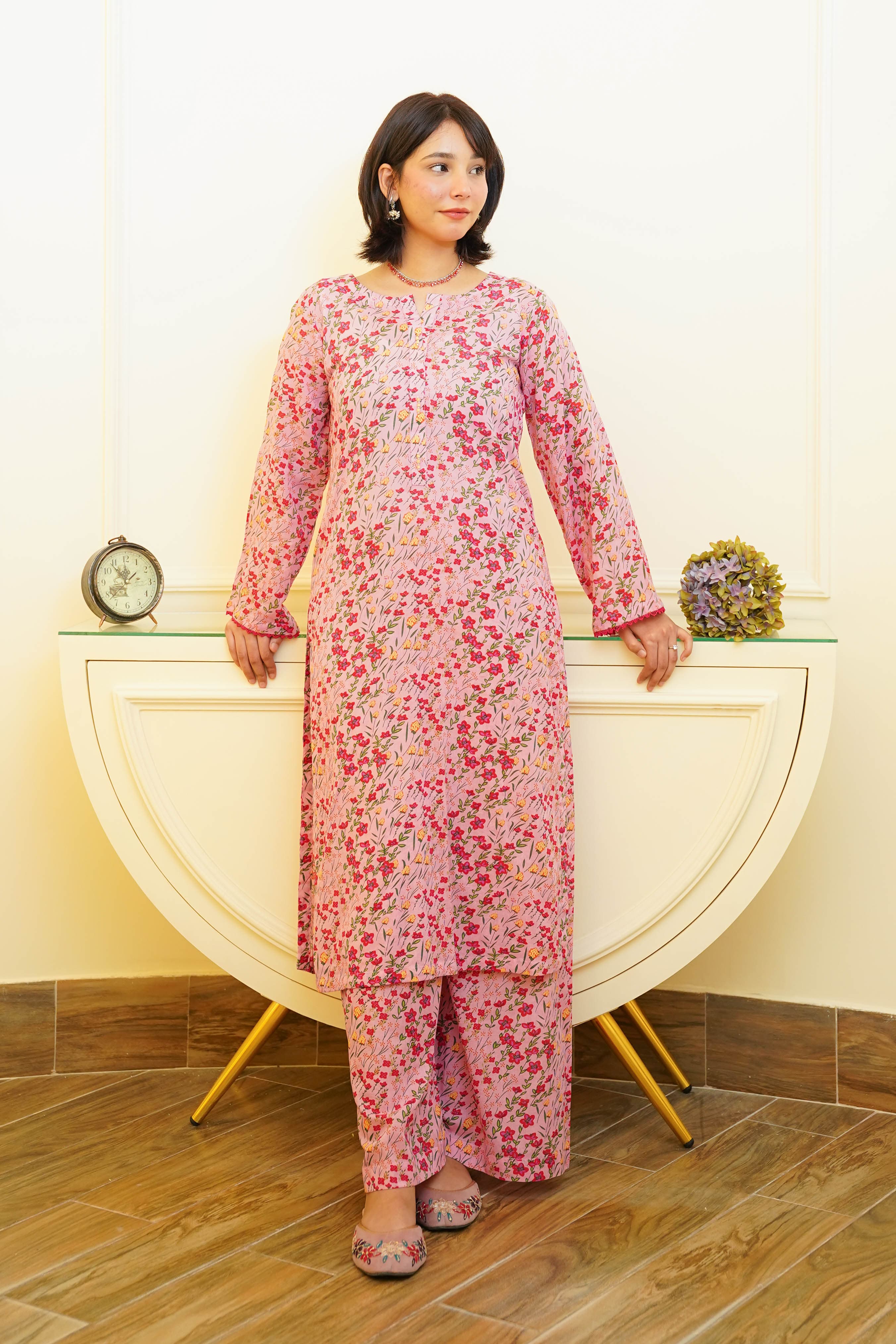 Enchanted Rosewood Blossom Co-ord Set