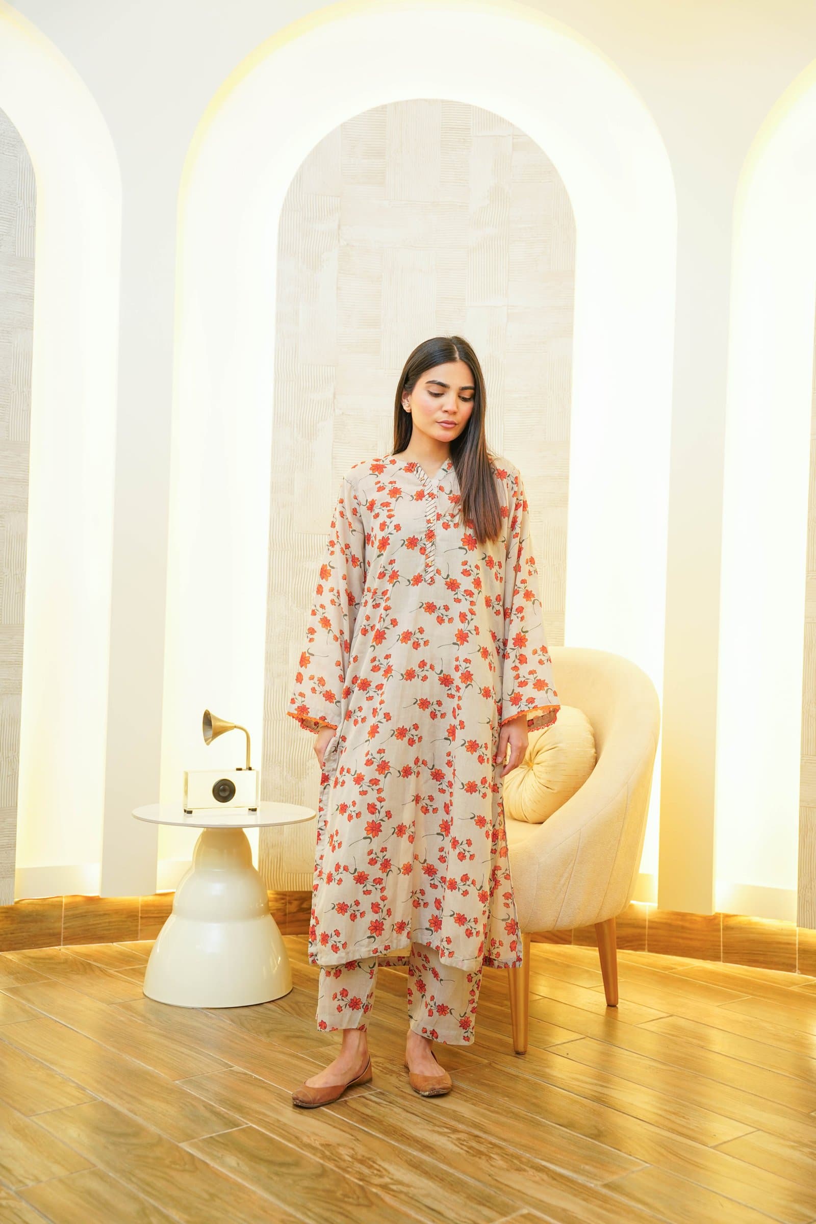 Amber Embers Floral Co-ord Set